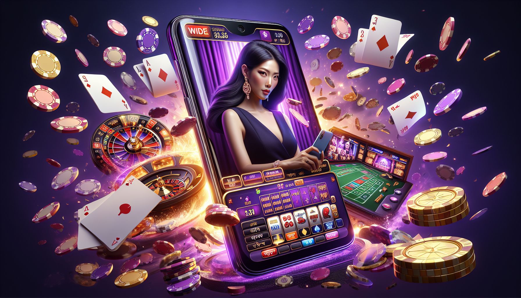 User enjoying live casino action through the CV999 mobile app in Bangladesh
